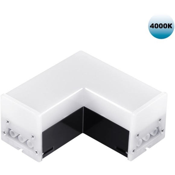 Светильник-соединитель L-образный с двумя сетевыми входами Novotech Bits 359116