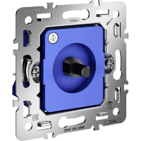 VLS0703M Механизм диммера (светорегулятора) поворотно-нажимной 600 Ватт VOLTUM S70