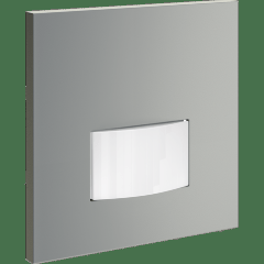 VLS002205 Накладка для датчика движения встраиваемого стального цвета. Расстояние до 9 м, угол до 120°, мощность 500 Ватт VOLTUM S70 (сталь)