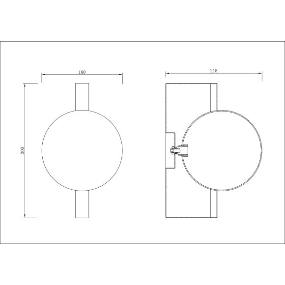 Бра Maytoni MOD324WL-01BS Avant-garde под лампу 1xG9 25W