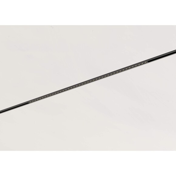 Crystal Lux CLT 0.36 001 7W BL Т4000K 1409/383 Черный магнитный линейный светильник с диодами ячейками, углубляемый в трек, 400x15x5мм, 7Вт 595Лм 4000К 24° CRI90 48V серия UX5
