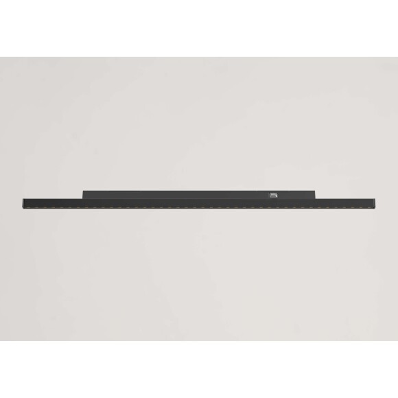 Crystal Lux CLT 0.36 001 7W BL Т4000K 1409/383 Черный магнитный линейный светильник с диодами ячейками, углубляемый в трек, 400x15x5мм, 7Вт 595Лм 4000К 24° CRI90 48V серия UX5