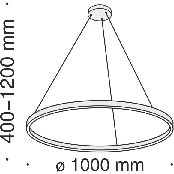 Подвесной светильник светодиодный Rim MOD058PL-L54BS4K