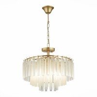 SLE260103-05 Светильник подвесной Шампань/Шампань, Прозрачный E14 5*40W REGGIO