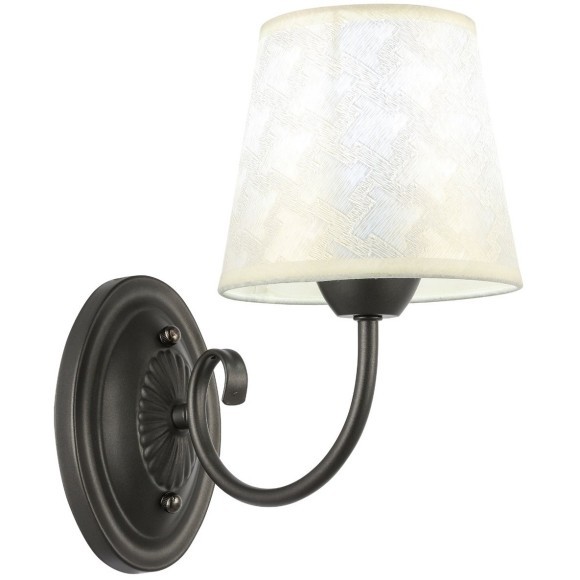 SLE120301-01 Светильник настенный Темно-серый/Бежевый E14 1*40W RIMENTO