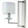 Бра Crystal Lux NICOLAS AP1 NICKEL/WHITE