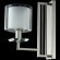 Бра Crystal Lux NICOLAS AP1 NICKEL/WHITE