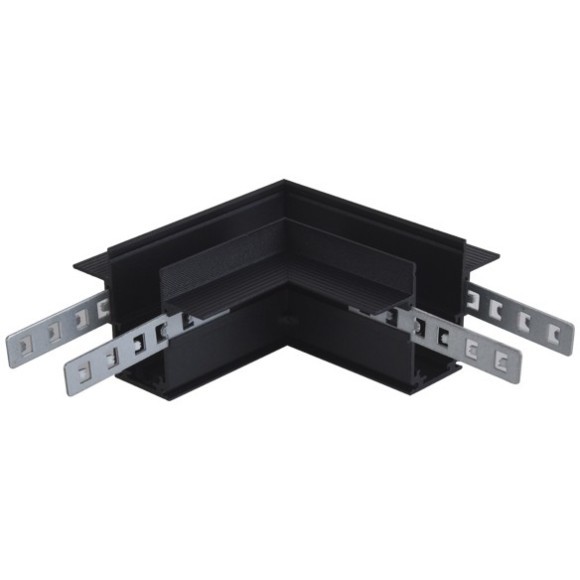 Соединитель угловой для встр. в ГКЛ 9мм шинопровода Space 48V Crystallux CLT 0.223 01 BL