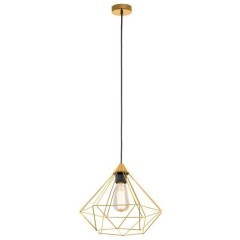 43679 Подвесной потолочный светильник (люстра) TARBES, 1Х60W, E27, H1100, ?325, сталь, матовая латун