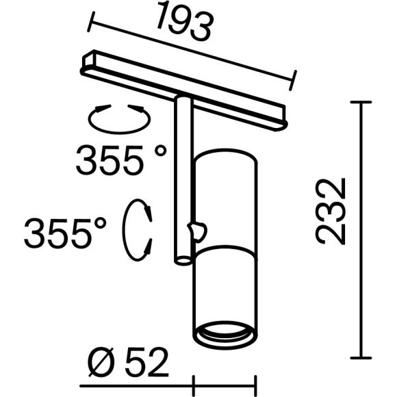 TR005-2-12W3K-BBS Трековый магнитный светодиодный светильник Maytoni Exility CRI90+ 3000К 844Лм 36° 12Вт TR005-2-12W3K-BBS Трековый магнитный светодиодный светильник Maytoni Exility CRI90+ 3000К 844Лм 36° 12Вт