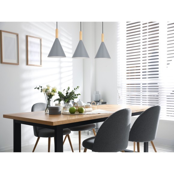 SLE1255-413-03 Светильник подвесной Черный/Серый E27 3*40W ARKET SLE1255-413-03 Светильник подвесной Черный/Серый E27 3*40W ARKET