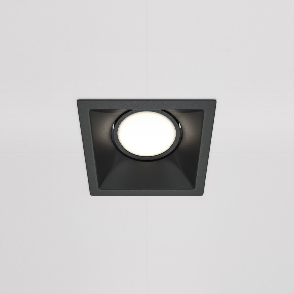 Встраиваемый светильник Maytoni DL029-2-01B Dot под лампу 1xGU10 50W