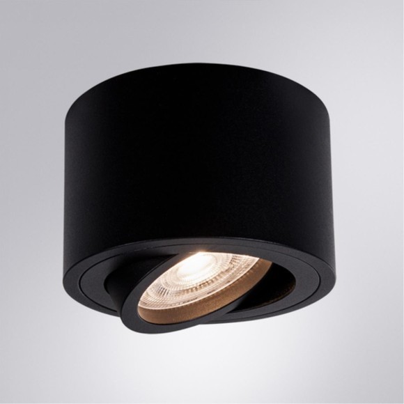 Накладной светильник Arte Lamp UNITO A2260PL-1BK IP44 (только для LED модулей ORE!)