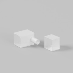 Maytoni 432048 LNM-1816-T-EC Комплект заглушек (только для 3D неона, арт 432045, 432046, 432047) включает в себя одну заглушку с выводом провода питания в направлении вверх/вниз и одну глухую заглушку