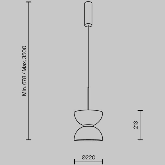 Подвесной светильник Maytoni MOD178PL-L11W3K Подвесной светильник Maytoni MOD178PL-L11W3K