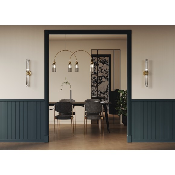 Золотой настенный светильник (бра) с 2 лампами G9 Maytoni Antic MOD302WL-02GR1 Золотой настенный светильник (бра) с 2 лампами G9 Maytoni Antic MOD302WL-02GR1