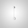 Бра Pin Wall Light A White By Imperiumloft