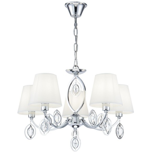 Люстра подвесная Freya FR2003PL-05CH Luciana под лампы 5xE14 40W