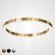 Люстра Light Ring Horizontal D100 Золото By Imperiumloft