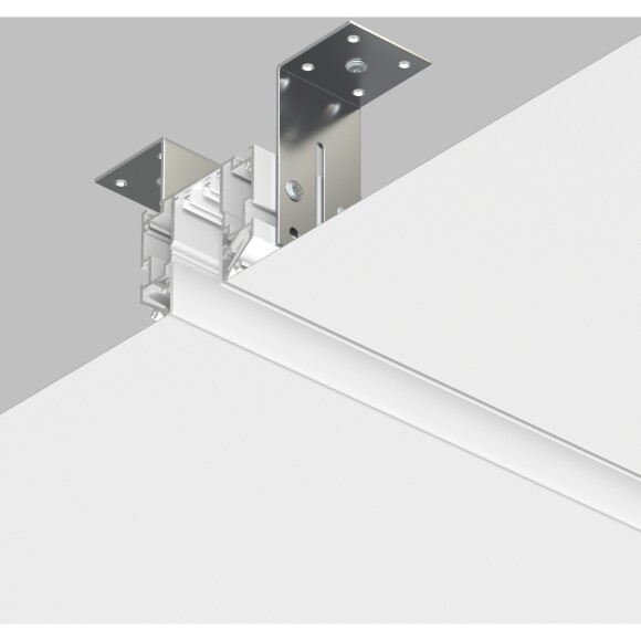 TR2023-WH Белый профиль-шинопровод 3м для гарпунных (ПВХ) натяжных потолков Denkirs SMART ONE 220V