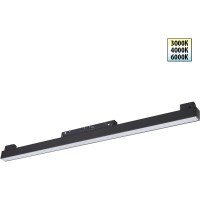 359619 Трековый светильник Novotech SHINO с переключ. цв. темпер. IP20 LED Ra90 Lm900 3000К\4000К\6000К 20W 48V FLUM