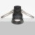 Maytoni Mini DL059-7W4K-B Черный круглый светодиодный встраиваемый светильник микро-спот 39мм, COB LED 7Вт 4000K 55° 610Лм CRI90 IP20 220V светодиоды Epistar, диммируемые при смене блока питания