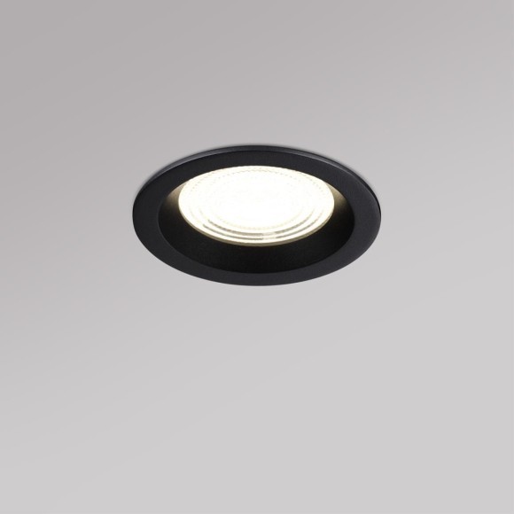 359843 Черный круглый светодиодный светильник с перекл. цв. температуры 10W 1100Лм 2700;3200;4000К 120° UGR16 CRI93 IP44 Novotech FLUO