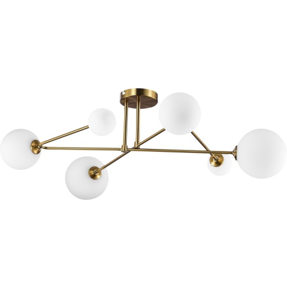 SLE2211-302-06 Светильник потолочный Латунь/Белый G9 LED 6*5W FANTINI SLE2211-302-06 Светильник потолочный Латунь/Белый G9 LED 6*5W FANTINI