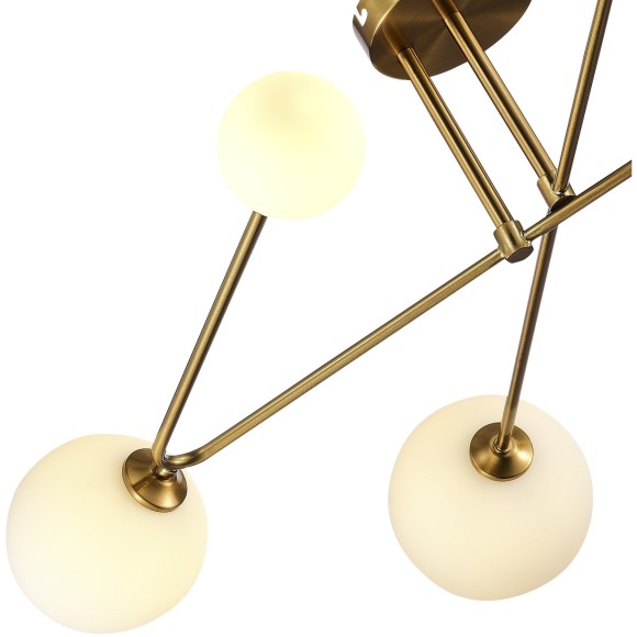 SLE2211-302-06 Светильник потолочный Латунь/Белый G9 LED 6*5W FANTINI SLE2211-302-06 Светильник потолочный Латунь/Белый G9 LED 6*5W FANTINI