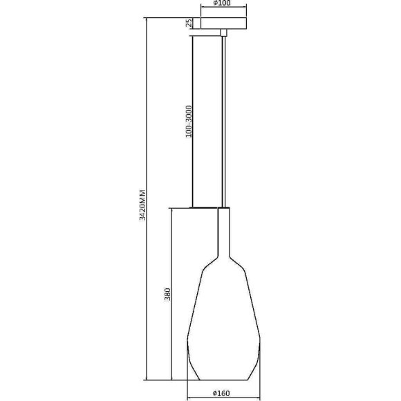 Подвесной светильник Maytoni MOD271PL-01B9 Подвесной светильник Maytoni MOD271PL-01B9