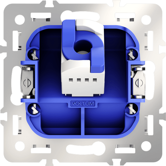 VLS0601M Механизм розетки компьютерной RJ45 патчкорд категории 6Е (для проводов CAT5-CAT6 до 10 Гбит/сек), VOLTUM S70