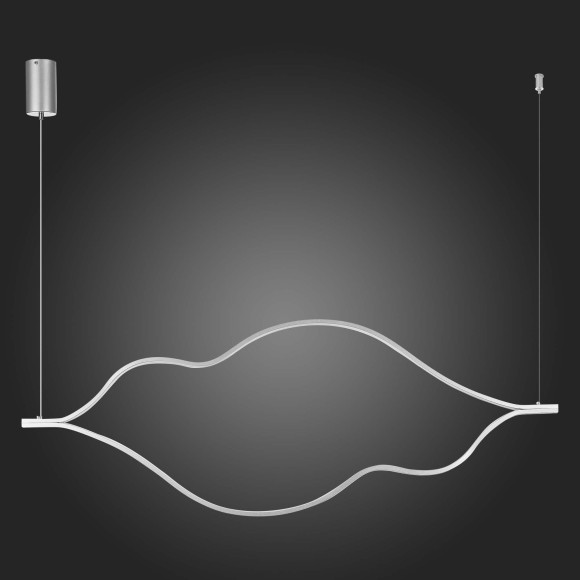 SL6106.103.65 Светильник подвесной ST-Luce Никель/Белый LED 1*65W 4000K CORTILE