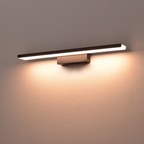 Lightstar Noce 201077 Черная матовая светодиодная подсветка для картин и зеркал шириной 51 см, с выключателем на корпусе и CCT переключением цветности на драйвере, 20Вт 3000;4000;6000К 1440Лм CRI90 Lightstar Noce 201077 Черная матовая светодиодная подсветка для картин и зеркал шириной 51 см, с выключателем на корпусе и CCT переключением цветности на драйвере, 20Вт 3000;4000;6000К 1440Лм CRI90