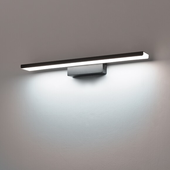 Lightstar Noce 201077 Черная матовая светодиодная подсветка для картин и зеркал шириной 51 см, с выключателем на корпусе и CCT переключением цветности на драйвере, 20Вт 3000;4000;6000К 1440Лм CRI90 Lightstar Noce 201077 Черная матовая светодиодная подсветка для картин и зеркал шириной 51 см, с выключателем на корпусе и CCT переключением цветности на драйвере, 20Вт 3000;4000;6000К 1440Лм CRI90