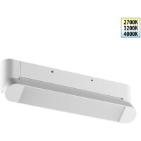 Novotech ITER 359801 Белый накладной линейный светильник длиной 26см, с поворотными плафоном и CCT переключением цветовой температуры LED 12Вт 770Лм 110° CRI≥90 2700-3200-4000К IP20 220V