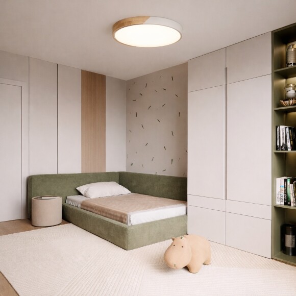 SLE200952-01 Светильник потолочный Белый, Светлое дерево/Белый LED 1*45W 3000K/4000K/6000K FESTA SLE200952-01 Светильник потолочный Белый, Светлое дерево/Белый LED 1*45W 3000K/4000K/6000K FESTA