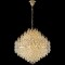 Crystal Lux HEDONIST SP16 3890/316 Большая подвесная хрустальная декоративная люстра, макс. высота 235см, диаметр 60см, металл цвета золото, хрусталь, лампы E14 16x40W IP20 220В