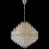 Crystal Lux HEDONIST SP16 3890/316 Большая подвесная хрустальная декоративная люстра, макс. высота 235см, диаметр 60см, металл цвета золото, хрусталь, лампы E14 16x40W IP20 220В