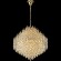 Crystal Lux HEDONIST SP16 3890/316 Большая подвесная хрустальная декоративная люстра, макс. высота 235см, диаметр 60см, металл цвета золото, хрусталь, лампы E14 16x40W IP20 220В