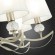 SLE111203-07 Светильник подвесной Никель, прозрачный/Белый E14 7*40W BERGAMO