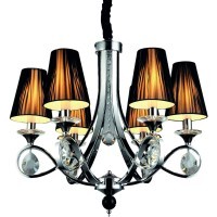 Хрустальная подвесная люстра Lumina Deco Negrio LDP 8903-6