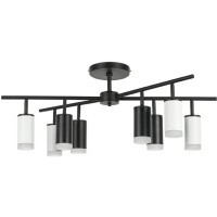 Люстра на штанге Lightstar LR7283643740 Rullo под лампы 8xGU10 400W