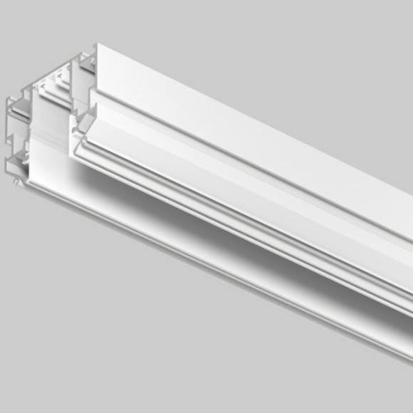 TR2022-WH Белый профиль-шинопровод 2м для гарпунных (ПВХ) натяжных потолков Denkirs SMART ONE 220V