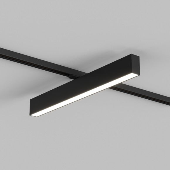 Однофазный двужильный светодиодный трековый светильник Denkirs DK6640-BK SOLID Hals 4000К 1560Лм CRI90+ 120° 20Вт