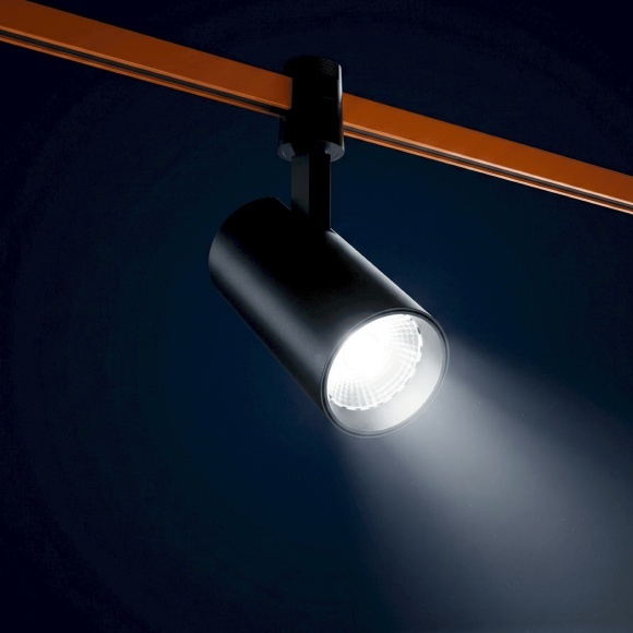 Светильник трековый 48V 9W 4000K 24° черный Due Hermes Lightstar 210147