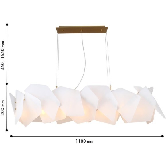 Подвесная люстра 12xE14x40W Favourite 4725-12P Lanvin