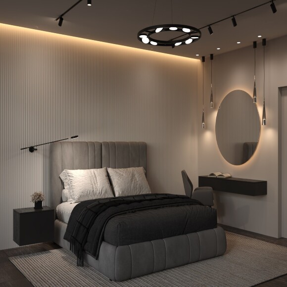 Подвесной светильник в виде кольца Maytoni MOD070PL-L63B3K