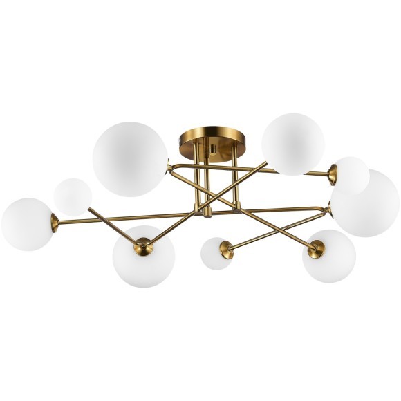 SLE2211-302-09 Светильник потолочный Латунь/Белый G9 LED 9*5W FANTINI SLE2211-302-09 Светильник потолочный Латунь/Белый G9 LED 9*5W FANTINI