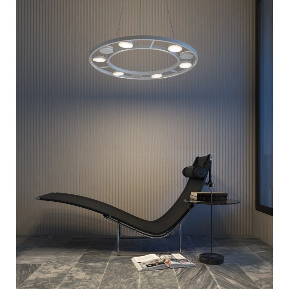 Подвесной светильник кольцом Maytoni MOD070PL-L63W3K Fad светодиодный 9xLED 54W