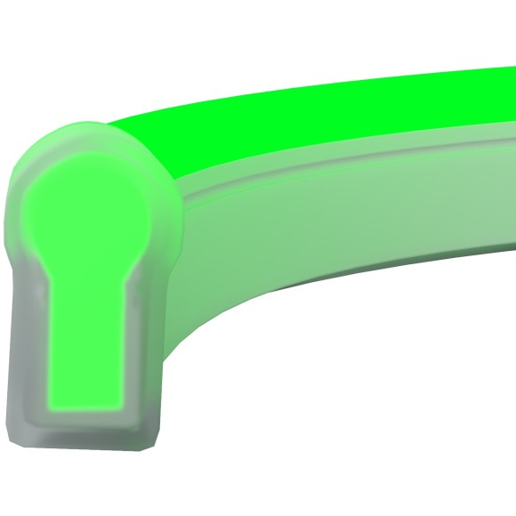 Гибкий неон Maytoni 25x13 220В 8Вт/м Green IP65 50м 201234 Гибкий неон Maytoni 25x13 220В 8Вт/м Green IP65 50м 201234